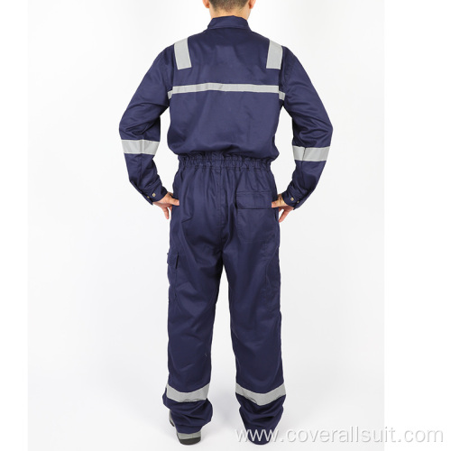 Fireproof Coverall Oil Field Industrial Welding Cotton Fr Working Coverall Manufactory